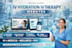 design sleek iv hydration website iv therapy website redesign hydration website