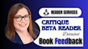 alpha beta read fantasy novel, psychological thriller beta reader, beta reading