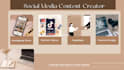 create social media posts, captions and content