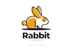 do modern elegant rabbit logo design with unlimited revision
