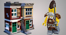 do 3d lego design, moc car, house, model, bricklink studio with xml part list