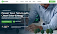 design wix solar installer website solar energy developer website