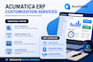 do acumatica customization, dac extension, gi and bug fixes