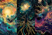 draw stoner, psychedelic, weed, cannabis illustration
