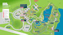 create a vector map illustration for festivals, venues and events