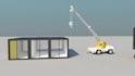 create 3d construction animation site logistics plan building process video