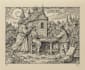 make a medieval woodcut style illustration