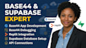 base44 expert base44 app debugging base44 deployment base44 web replit supabase