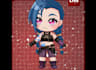 make pixel vtuber in anime style, pixel art character and emotes and rigging