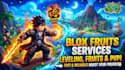 help you in blox fruit level 2800 good human v4