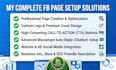 setup and design professional facebook business page with logo and cover