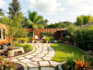 a harmonious landscape backyard design as a landscape