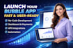 do no code web app bubble io developer web app development zapier automation