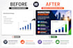 create a professional startup pitch deck presentation