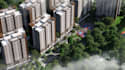 3d residential real estate,high rise apartment,master plan design,cgi rendering