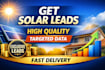 generate exclusive solar leads that convert into real sales