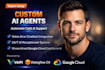 setup an ai agent using vapi dialogflow cx google cloud synthflow