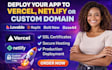 deploy lovable ai website replit bolt base44 app to vercel netlify custom domain
