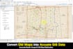 georeference, digitize scanned maps and gis mapping