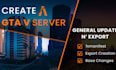 develop custom fivem server scripts maps and game modes for gta rp