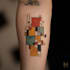 custom an abstract black tattoo design