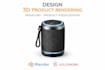 realistic blender product render, amazon image listings, ecommerce visualization