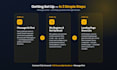register domain name, business email, website landing page