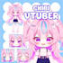 create vtuber rigging, live2d model, chibi vtuber, anime vtuber, vtuber avatar