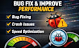 develop flutter mobile app, android app, and fix bugs