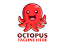 draw attractive and imagination octopus logo design