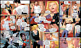 draw erotic nsfw character design, comic book page, graphic novel as nsfw artist