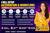 setup google ads manychat zoho booking gohighlevel automation salesforce flows