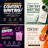 write professional arabic and english content posts