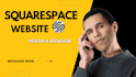 design squarespace website plumbing services consultant business