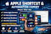 create apple shortcut iphone ipad mac ai siri ios task automation applescript
