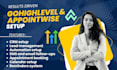 setup gohighlevel appointwise lead management follow ups booking landing pages