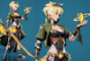 stylized 3d character model vtuber model vrchat avatar game asset rigging unity