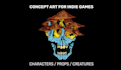 create concept art for indie games