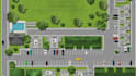 draw driveway plan, parking lot, site plan, property map