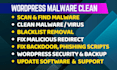 recover wordpress hacked website, remove malware, ensure high security