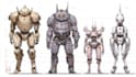 design sci fi mecha and robot concept art
