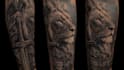 create professional tattoo design in realism style