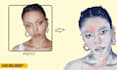 create a custom hand drawn portrait illustration from your photo