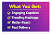 write engaging instagram captions with hashtags