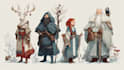 fantasy dnd character illustration