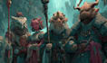 draw your dnd party with cinematic lighting