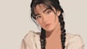 detailed vector art portrait