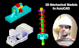 make 3d mechanical models in autocad