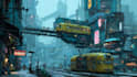 do cyberpunk futuristic city art