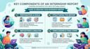 write a professional internship report, summary, or logbook